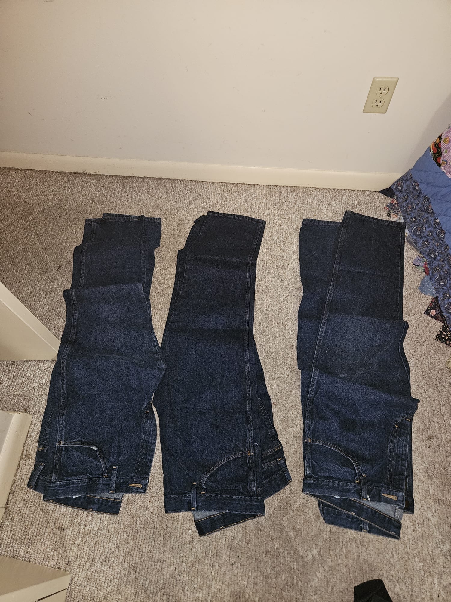 3 pair Rustler jeans 36x29